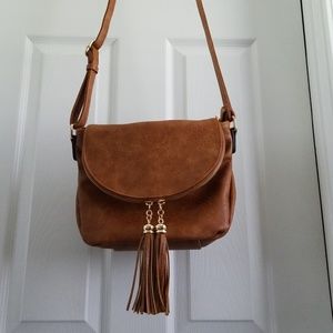 MKF collection crossbody cognac purse!